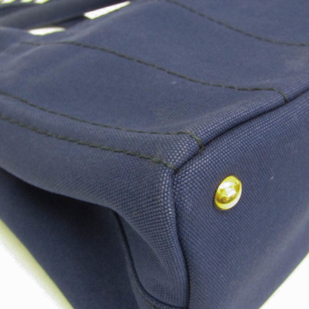 PRADA Blue Canvas Shoulder Bag - Picture 6 of 13